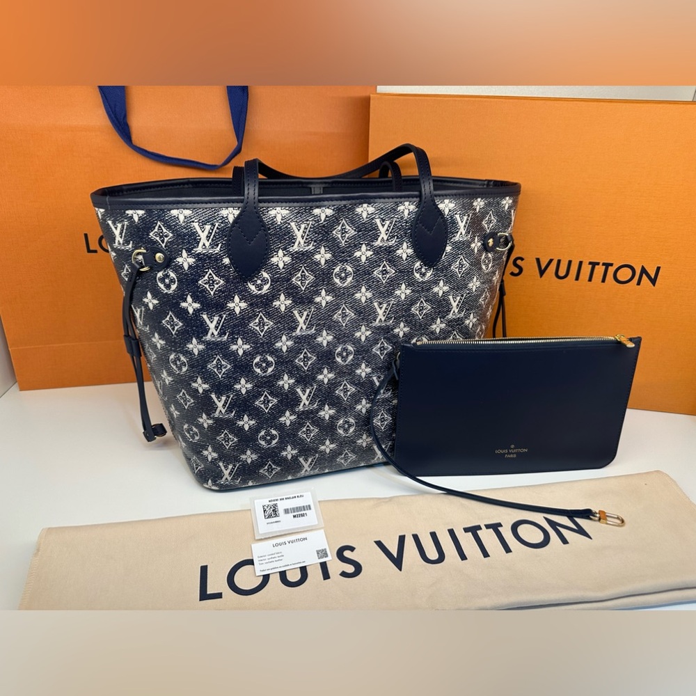 NIB Louis Vuitton Neverfull MM Monoglam M22921 💯% Authentic 🥇 - Picture 2 of 16